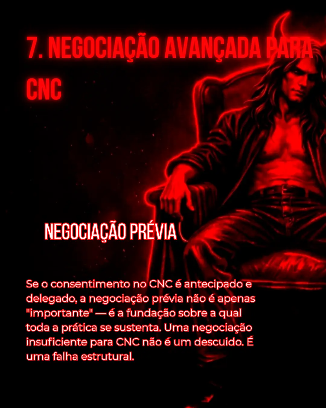 7 – Negociação avançada para CNC